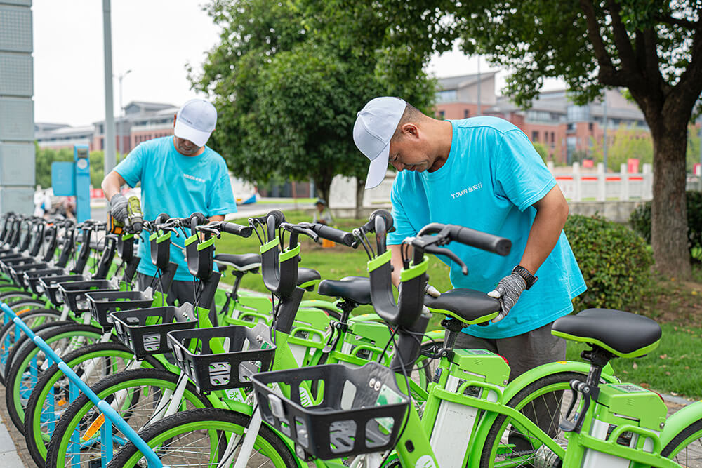 共享助力車運(yùn)營(yíng)團(tuán)隊(duì)成立“國(guó)慶專班”保障市民出行